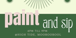 Banner image for High Tide Paint and Sip w/ MK Creative Socials 