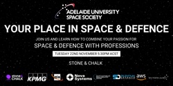 Banner image for Find your place in Space & Defence 🌟Calling all those in Professions🌟