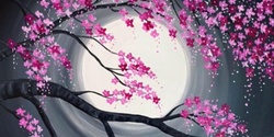 Banner image for Mothers Day Painting Fundraiser at The Dandy. Moonlight Cherry Blossoms