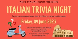 Banner image for ITALIAN KNOWLEDGE TRIVIA NIGHT