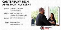 Banner image for Canterbury Tech April 2023 Monthly Event