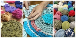 Banner image for Upcycled T-shirt Rag Rug workshop @ Upcycle Newcastle