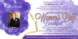 Banner image for 2021 RHH Research Foundation International Women's Day Breakfast