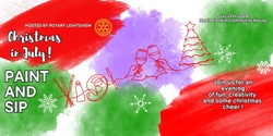 Banner image for Christmas in July - Paint n Sip