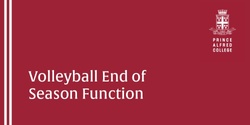 Banner image for Volleyball End of Season Function 2024