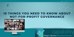 Banner image for 10 things you need to know about not-for-profit governance - September 2024