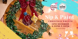 Banner image for Christmas Wreath - Sip & Paint @ The Guildford Hotel