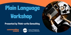 Banner image for Plain Language Workshop
