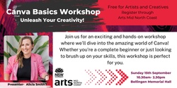 Banner image for FREE Canva Basics Workshop: Unleash Your Creativity! 
