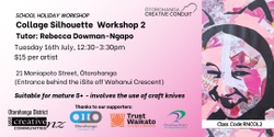 Banner image for Kids School Holiday Workshop: Collage Silhouette Workshop 2 (Code: RNCOL2)