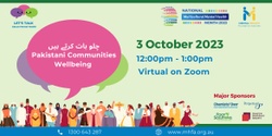 Banner image for Let's Talk: Pakistani Communities Mental Health Webinar