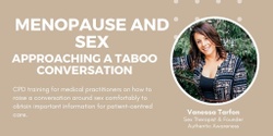 Banner image for Menopause and Sex: Approaching the taboo conversation