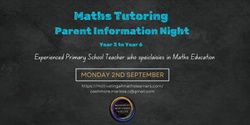 Banner image for Maths Tutoring Parent Info Session