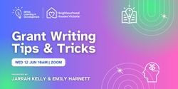 Banner image for Grant Writing Tips and Tricks