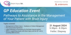 Banner image for Training for GPs - Pathways to Assistance in Management of Your Patient with Brain Injury