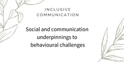 Banner image for Social and communication underpinnings to behaviour
