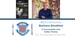 Banner image for BGS Business Breakfast - In conversation with Hedley Thomas