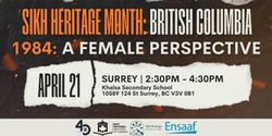 Banner image for SIKH HERITAGE MONTH- BRITISH COLUMBIA