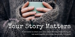 Banner image for Your Story Matters: Online Sharing