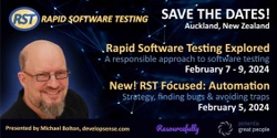 Banner image for Rapid Software Testing