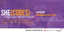 Banner image for She Codes Brisbane; Free 1 Day Coding Workshop for Women