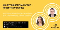 Banner image for AI's Environmental Impact: For Better or Worse