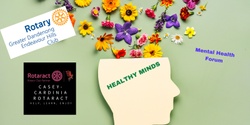 Banner image for Healthy Minds - Mental Health Forum