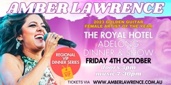 Banner image for Amber Lawrence - Music and Mates at the Royal Hotel Adelong -  a VIP music and dinner event!