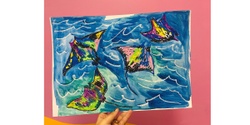 Banner image for Painting Workshop - Manta Ray Wax Painting