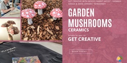 Banner image for Ceramic Garden Mushrooms Workshop