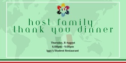 Banner image for 2024 Italian Host Family Thank You Dinner