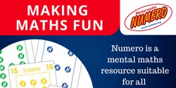 Banner image for Making Maths Fun - A Numero Mathematics Workshop (South Metro)