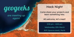 Banner image for Geogeeks Meetup: March hack night