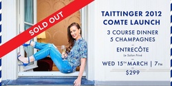 Banner image for Taittinger Champagne Dinner: Launch of Comte 2012