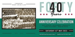 Banner image for Jindabyne Rugby Union Club 40th Anniversary Dinner