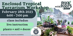 Banner image for (SOLD OUT) Enclosed Tropical Terrarium Workshop at Tidal Creek Brewhouse (Myrtle Beach, SC)