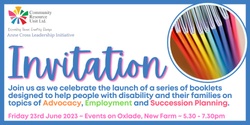 Banner image for Invitation to Booklet Launch 