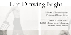 Banner image for Oddany Life Drawing 15th may 