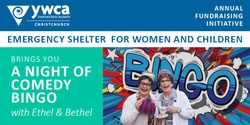 Banner image for Fundraiser: Comedy Bingo with Ethel & Bethel