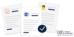 Banner image for Creating Accessible Documents: Word and PDF (Virtual) - August: Vision Australia