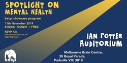Banner image for Spotlight on mental health:  batyr showcase program