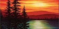 Banner image for Paint and Sip Rainbow Sunset Pines