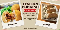Banner image for Italian Cooking: Arancini and Cannoli 