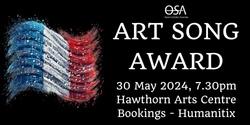 Banner image for OSA's 2024 Art Song Competition Final