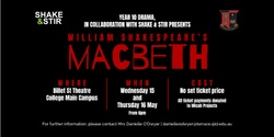 Banner image for Year 10 Drama Presents: Macbeth