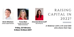 Banner image for Raising Capital in 2022? A Webinar with a VC and CEO who share their tips