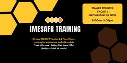 Banner image for IMESAFR Training 2024 - 3.5 day