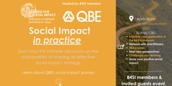 Banner image for B4SI Social Impact in Practice Series - Sydney