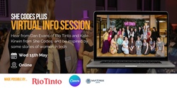 Banner image for She Codes Plus - Virtual Info Session 