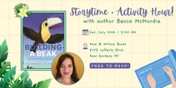 Banner image for Storytime and Activity Hour with Becca McMurdie!